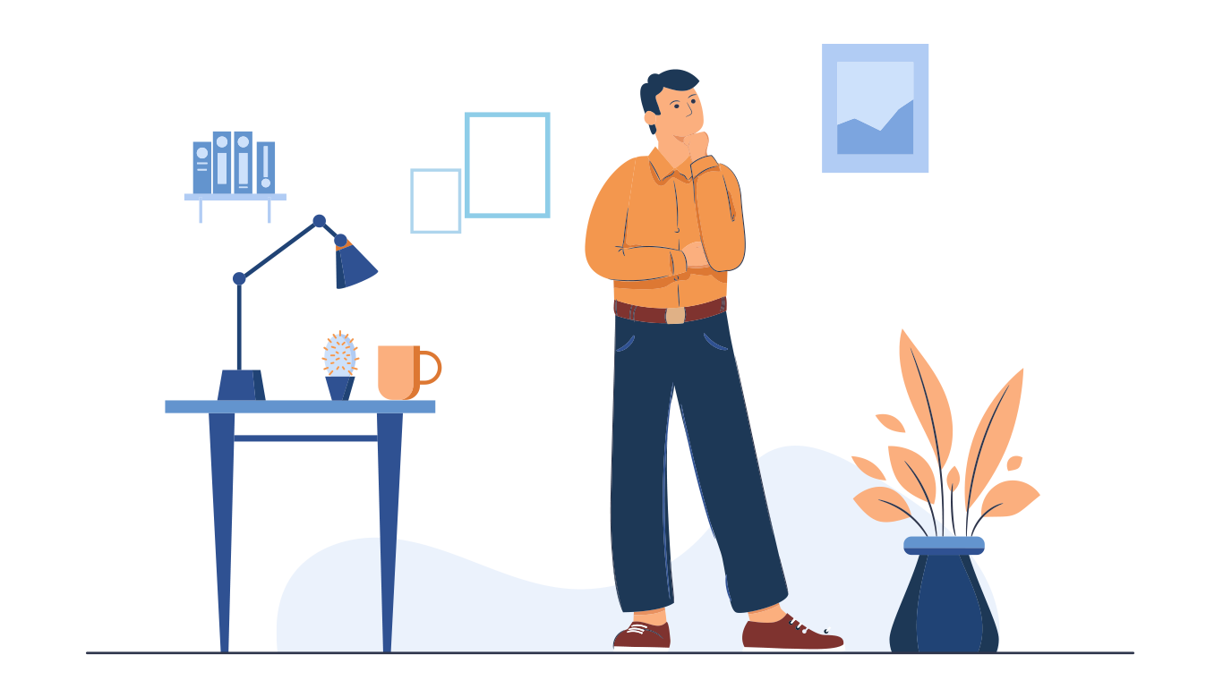 image of person thinking